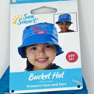 Greyland Toddler Baby Bucket Sun Shield Hat Blue UPF 50+